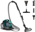 Produktbild: Philips FC9555/09 PowerPro Active beutelloser Staubsauger (650 W, 1,5 L Staubvolumen, inkl. Mini-Turbo-Saugbürste, Hartbodendüse)