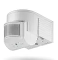 Produktbild: Goobay Bewegungsmelder Außenbereich Infrarot Melder mit 180 Grad PIR Sensor, (300 W / Schraubklemmen), 12m Reichweite, Aufputz Wandmontage, Weiß