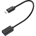 Produktbild: Wozinsky WOTGY1S USB-C 3.0 (männlich) - USB-A 3.0 (weiblich) OTG Adapter - Schwarz (0.17 m, USB 1.1, USB 2.0, USB 3.0, 5 W) (1409315874)