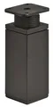 Produktbild: Hettich Möbelfuß 4,0 x 10 - 11,5 cm Stahl schwarz - 1 Stück  Möbelfuß