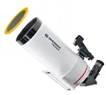 Produktbild: Bresser Teleskop Messier MC-100/1400 optischer Tubus mit SPL-Okular, LED-Sucherfernrohr, universeller Edelstahl-Klemmfläche für Montierungen und Astronomie-Software Stellarium, weiß