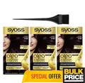Produktbild: Syoss Oleo 3-33 Rich Plum/Aubergine Haarfarbe Intense Luxurious Purple 3er Pack
