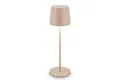 Produktbild: Briloner Leuchten LED Tischleuchte Tischlampe Akku kabellos, LED fest integriert, 3.000K - Warmweiß, 11 x 33 cm Beige Schwarz Weiß 2,6W Wohnzimmer Schlafzimmer