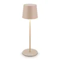 Produktbild: BRILONER - Kabellose LED Tischlampe dimmbar IP44 Akku Beige 11x34.5