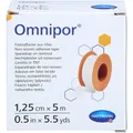 Produktbild: OMNIPOR Fixierpflaster Vlies 1,25 cmx5 m 1 St PZN11163455