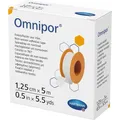 Produktbild: OMNIPOR Fixierpflaster Vlies 1,25 cmx5 m 1 St