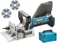 Produktbild: Makita DPJ180Z Akku-Nutfräse 18V DPJ180 Fräse Solo im Makpac 3 mit 2.Nutfräser