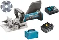 Produktbild: Makita DPJ180Z Akku-Nutfräse 18V DPJ180 Fräse + 1x Akku 6Ah + Ladege. + Makpac 3