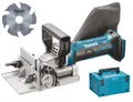 Produktbild: Makita DPJ180Z Akku-Nutfräse 18V DPJ180 Fräse Solo im Koffer Makpac 3