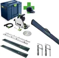 Produktbild: Festool Tauchsäge TS 60 KEBQ-Plus 100Y +2x FS 1400/2 +FSV/2 +FS-BAG +FSZ 120 2X