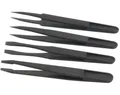 Produktbild: Donau Elektronik - Kunststoff-Pinzetten-Set (4 teilig)