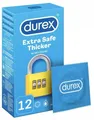 Produktbild: 5010232964600 Durex Durex prezerwatywy Extra Safe 12 szt grubsze nawilżane (P1)
