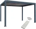 Produktbild: E Bioclimatic Lamellen Pergola elektrisch Lamellendach 4x3m