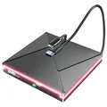 Produktbild: External CD Drive for Mac with RGB DVD Player for Laptop USB 3.0 USB C CD Bur...