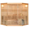 Produktbild: Deluxe Ofen Sauna WHASKY-XL-BIG  Massivholzsauna Saunaanlage Ofensauna