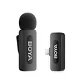 Produktbild: BOYA by-V1 Drahtloser Steckmikrophon, 100m Reichweite, kompatibel mit iPhone und iPad, ideal für mobiles Aufnahmen, Podcasts und soziale Medien-Apps wie YouTube und TikTok.