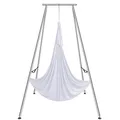 Produktbild: VEVOR Aerial Yoga Hängematte Swing Air Fliegen Yogarahmen 6x2,6m Weiß 250kg
