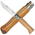 Produktbild: Opinel No 08 Taschenmesser Klappmesser Olivenholzgriff Virobloc 12C27 Sandvik