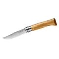 Produktbild: Opinel Taschenmesser, Größe 8, rostfrei, Olivenholzgriff