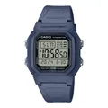 Produktbild: Uhr CASIO W-800H-2AVES Vintage Silikon Blau Chrono Sub 100mt
