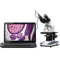 Produktbild: AmScope 40X-2500X Verbindung Fernglas Mikroskop W 3D Stage, 1.0MP Digitalkamera