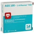 Produktbild: ASS 100-1A Pharma TAH Tabletten 100 St. PZN 06312077