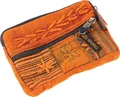 Produktbild: Ethno Patchwork Portemonnaie, Geldbeutel, Mäppchen - Orange, Uni - Erwachsene, Baumwolle, 11*16*1 cm, Portemonnaies