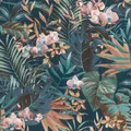 Produktbild: Vliestapete Botanical Dschungel Pink Blau 833133 Mustertapete Salsa
