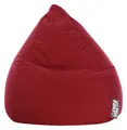 Produktbild: SITTING POINT only by MAGMA BeanBag Easy L Indoor Sitzsack, Lounge Sitzkissen, 70x90cm, Made in Germany, Waschbar, Sessel für Kinder & Erwachsene, rot