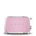 Produktbild: SMEG TSF01PKEU - 2-Schlitz-Toaster, Kompakt mit 5 Jahre Garantie, Designlinie 50's Style, Cadillac Pink, BxTxH: ca. 33x20x20 cm
