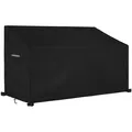 Produktbild: Gartenbank Abdeckung 3 Sitzer  Winddicht Oxford Gewebe Schutz Schwarz 163x66x...