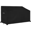 Produktbild: Gartenbank Abdeckung 3-Sitzer Schwarz mit Belüftungsöffnungen