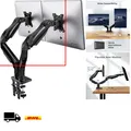 Produktbild: Monitorhalterung 2 Monitore VESA 75 100 360 Drehbar