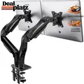 Produktbild: Monitorhalterung für 2 Monitore 13-32 Zoll, 360° drehbar, VESA 75/100