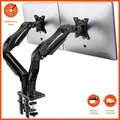 Produktbild: Monitor Halterung 2 Monitore 13-32 Zoll 360° Drehbar VESA 75 100 Schwarz