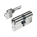 Produktbild: BKS Einbaudoppelzylinder PZ88 31/31 mm verschiedensperrend Messing vernickelt