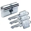 Produktbild: Bks Profildoppelzylinder Pz 8812 31/31mm Nug Beids.anz.schlü.3 Versch.-schl - B 8812 0014