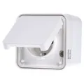 Produktbild: Berker Schuko-Steckdose polarweiß 47403512