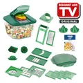 Produktbild: GENIUS Nicer Dicer Chef Professional Set 23-teilig grün Multifunktions-Schneider
