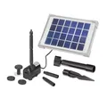 Produktbild: esotec Solar Teichpumpe RIMINI S 2/175, Komplettset Pumpensystem, Sprinklerpumpe, Solarmodul 2W, Solarbrunnen Wasserspiel Gartenteich, Springbrunnenpumpe, Direktbetrieb 0,7m 175 l/h IP68 101701
