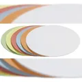 Produktbild: Franken Moderationskarten oval, 190 x 110 mm, farbig sortiert