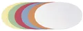 Produktbild: Franken UMZH 1119 99 Moderationskarte Oval, 190 x 110 mm, sortiert, 250 Stück
