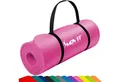 Produktbild: MOVIT Yogamatte XXL Pilates Gymnastikmatte, Yogamatte, Training (Schadstoffgeprüft, mit Verschlussband), 190x100x1,5cm oder 190x60x1,5cm oder 183x60x1,0cm, Größen-, Farbwahl