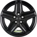 Produktbild: Borbet CWZ black glossy 7.5x18 ET43 - LK5/120 ML65.1 Felge Alu