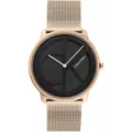 Produktbild: Herrenuhr CK CALVIN KLEIN ICONIC 25200029 Edelstahl Mesh Gold Rose Schwarz