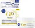 Produktbild: NIVEA Q10 Anti-Falten POWER Extra Straffende Tagespflege LSF 15, Gesichtspflege mildert und beugt Falten vor, straffende Tagescreme mit purem Q10, Kreatin & Hyaluronsäure (50 ml)