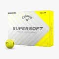 Produktbild: Callaway Supersoft 2025 Golfbälle 12 Stück Matt Gelb