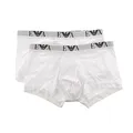 Produktbild: Emporio Armani Herren Essential Monogram 2-pack Boxershorts, White/White, XXL EU