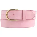 Produktbild: BELTINGER Ledergürtel Damen-Gürtel aus weichem Vollrindleder Vintage-Look 4 cm - Jeans-Gürte (1-St) rosa 95 cm (Gesamtlänge 110 cm)