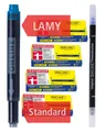 Produktbild: Online Pen 20x Kombi-Tintenpatrone & 1x Tintenkiller Tintenpatrone (Universal-Füllhalter Patronen auch passend für LAMY, Pelikan, etc., Füller Patronen Vorteilspack)